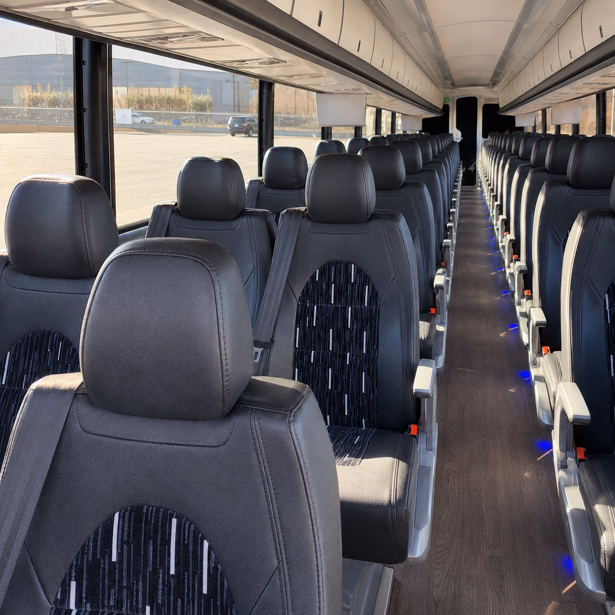 clinton bus rental service area