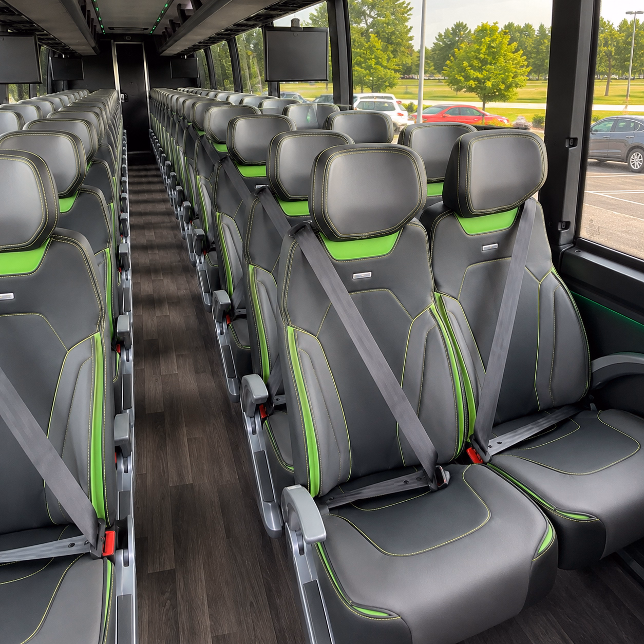 clinton employee transportation onboard seating