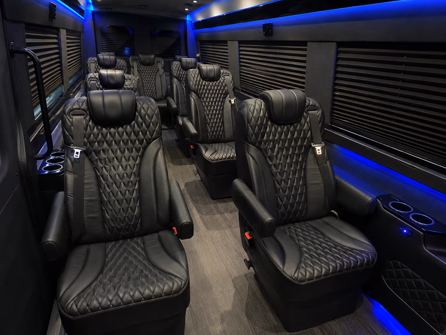 clinton long distance transportation onboard seating