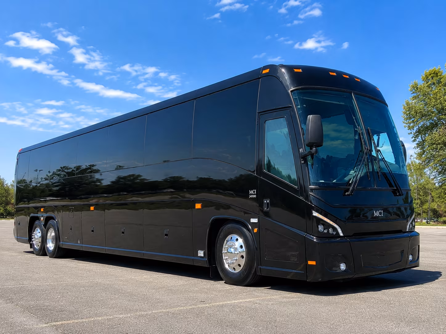 local high school and community sporting event buses in clinton