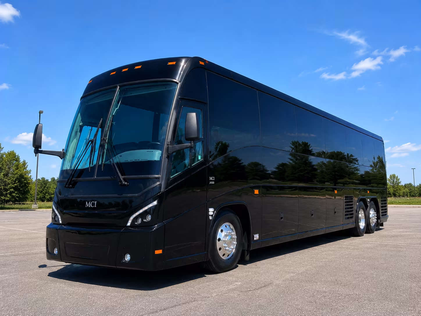 no rideshares no carpool stress just one reliable bus for your clinton wedding
